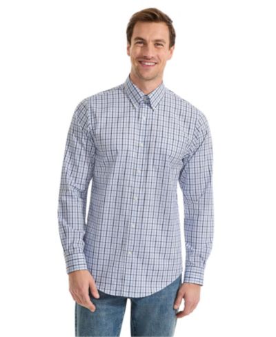 Deep sea navy breeze plaid