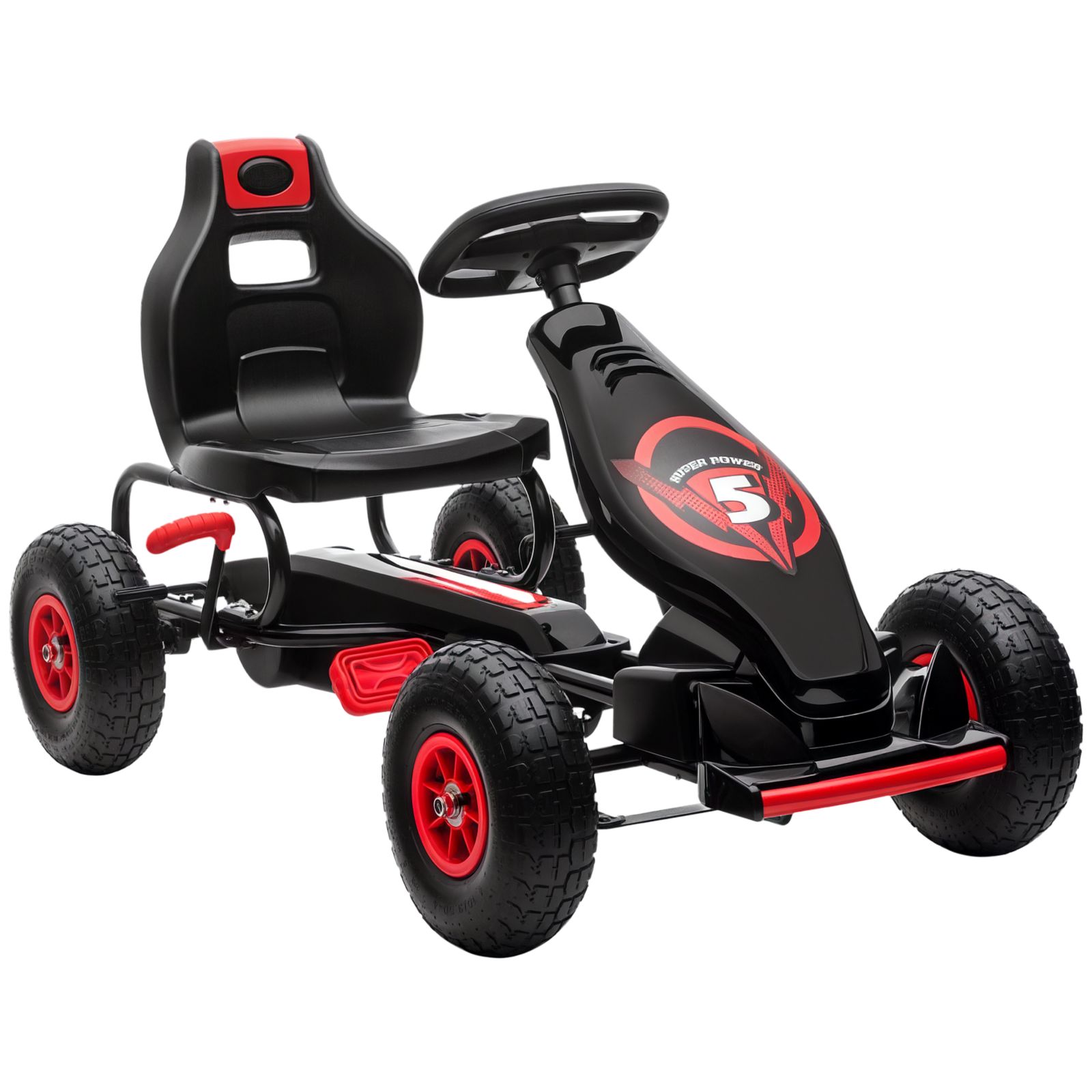 Детская педальная машинка Aosom Ergonomic Pedal Go Kart