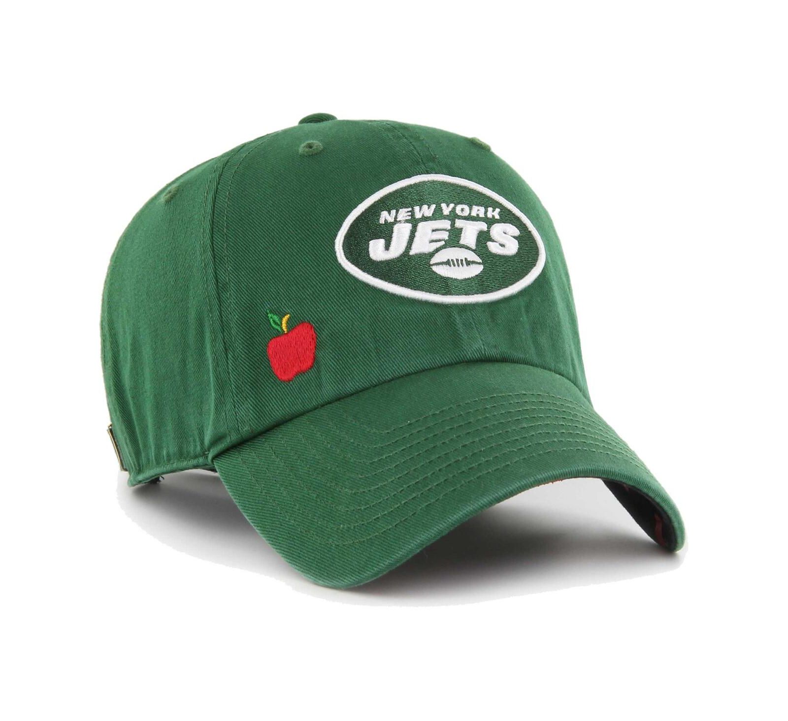 Women's '47 Brand Green New York Jets Confetti Icon Clean Up Adjustable Hat