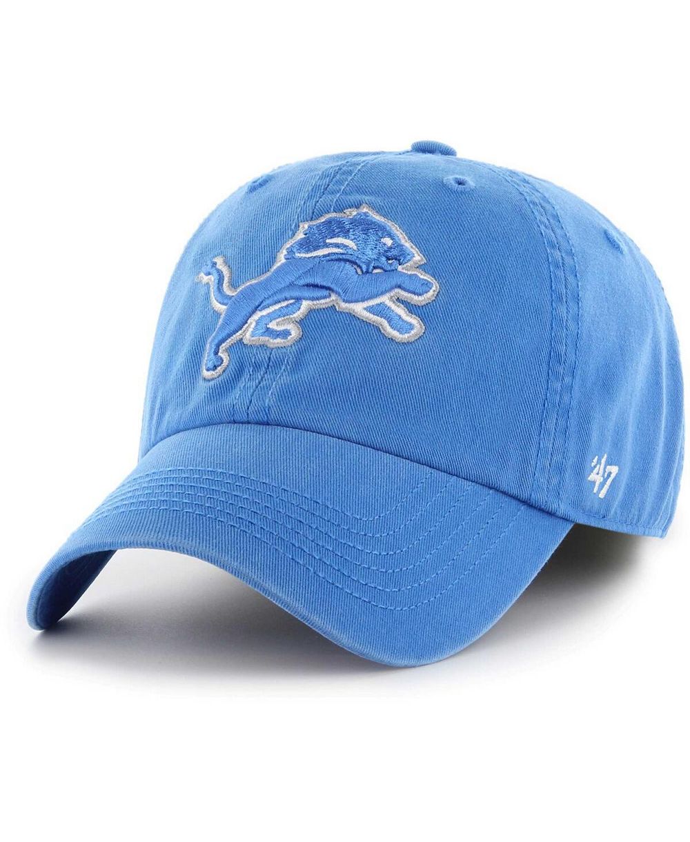 Мужская регулируемая кепка '47 Brand Blue Detroit Lions