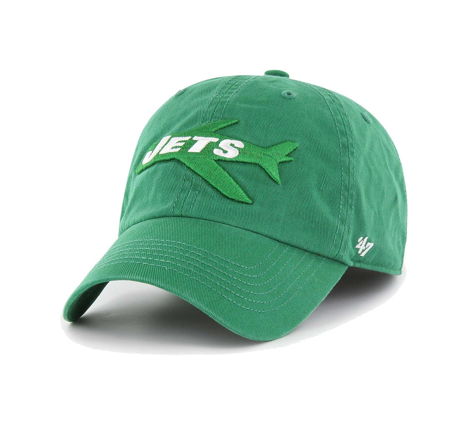 Мужская кепка '47 Brand Kelly Green New York Jets Gridiron Classics Franchise Legacy Fitted