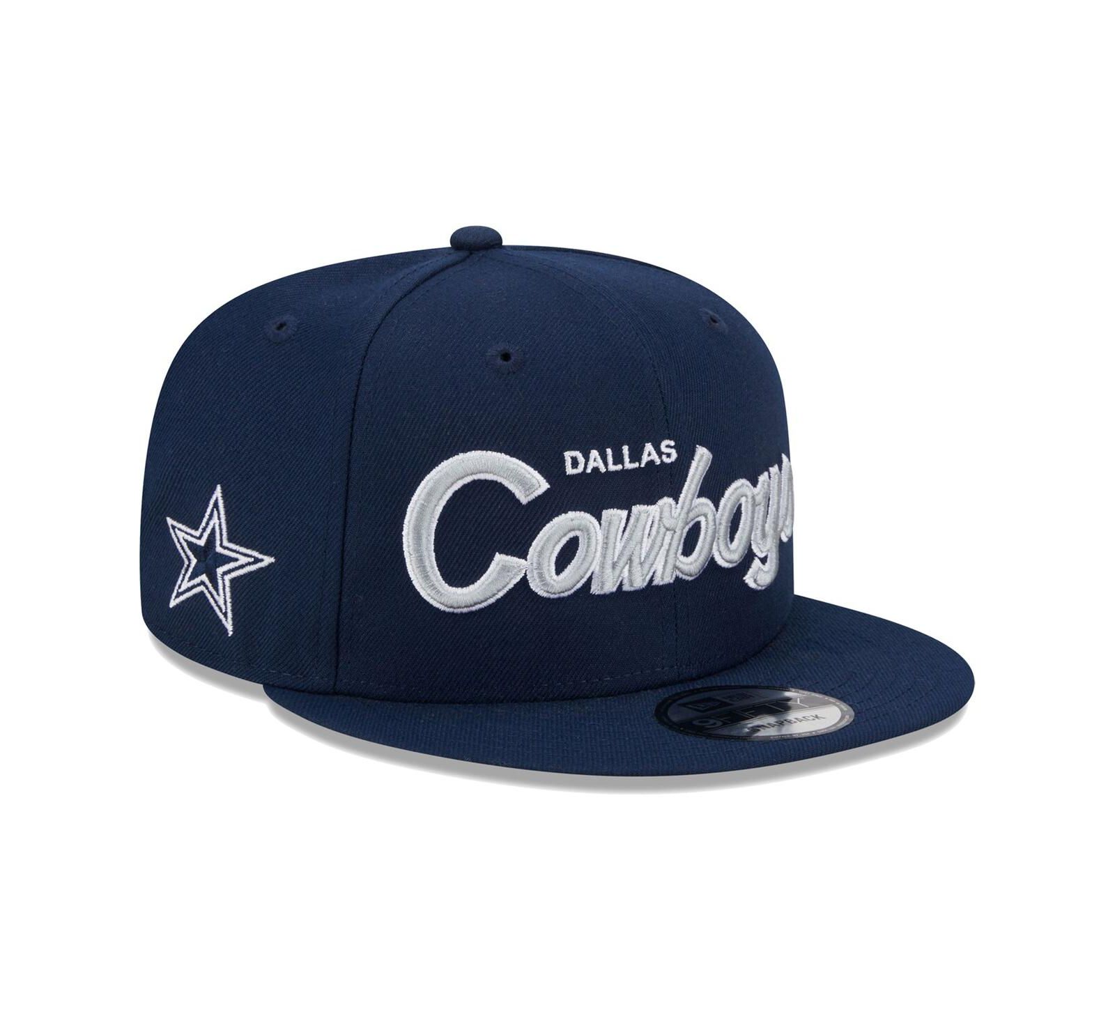Men's New Era Navy Dallas Cowboys Main Script 9FIFTY Snapback Hat