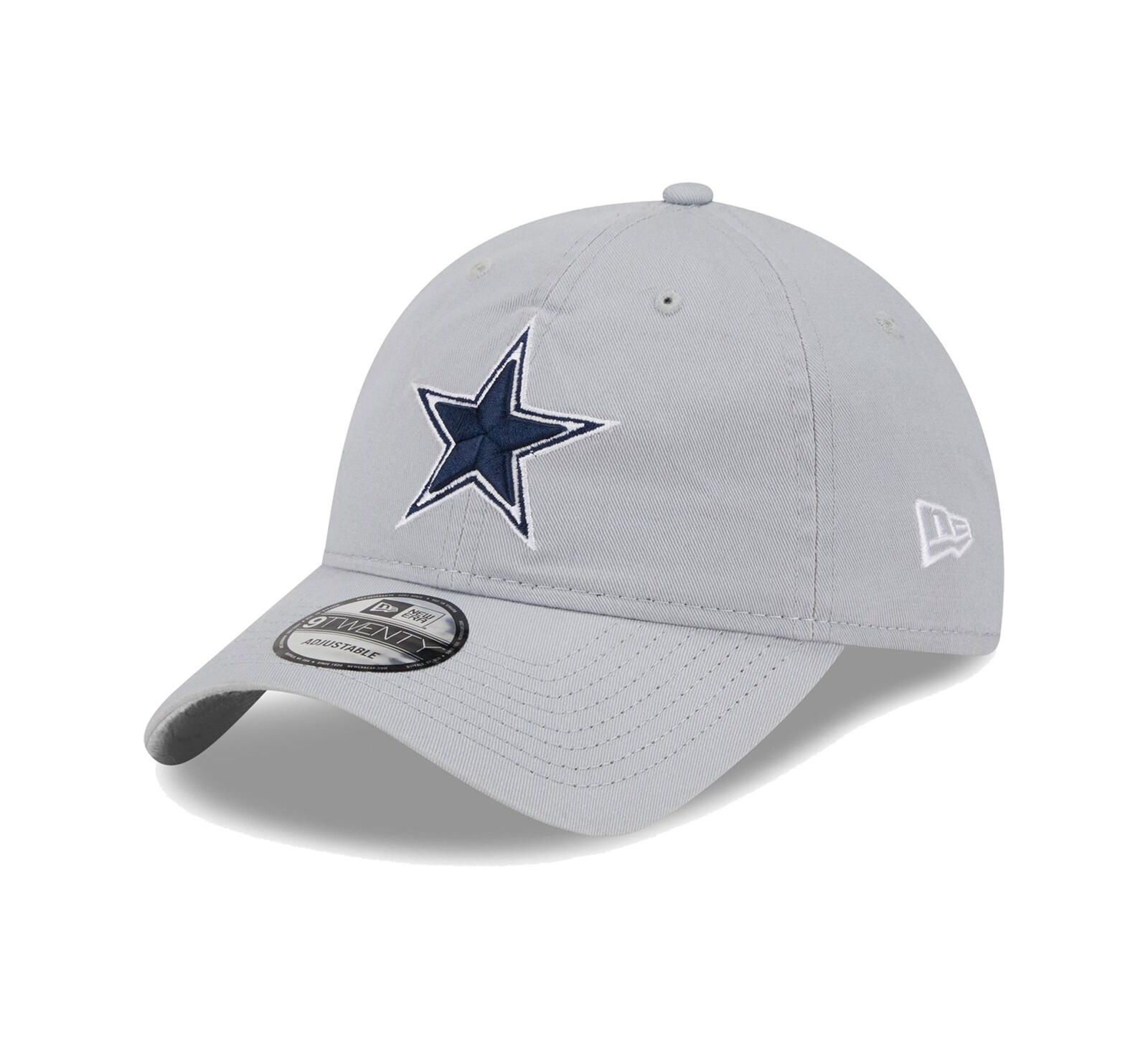 Men's New Era Gray Dallas Cowboys Main Core Classic 2.0 9TWENTY Adjustable Hat