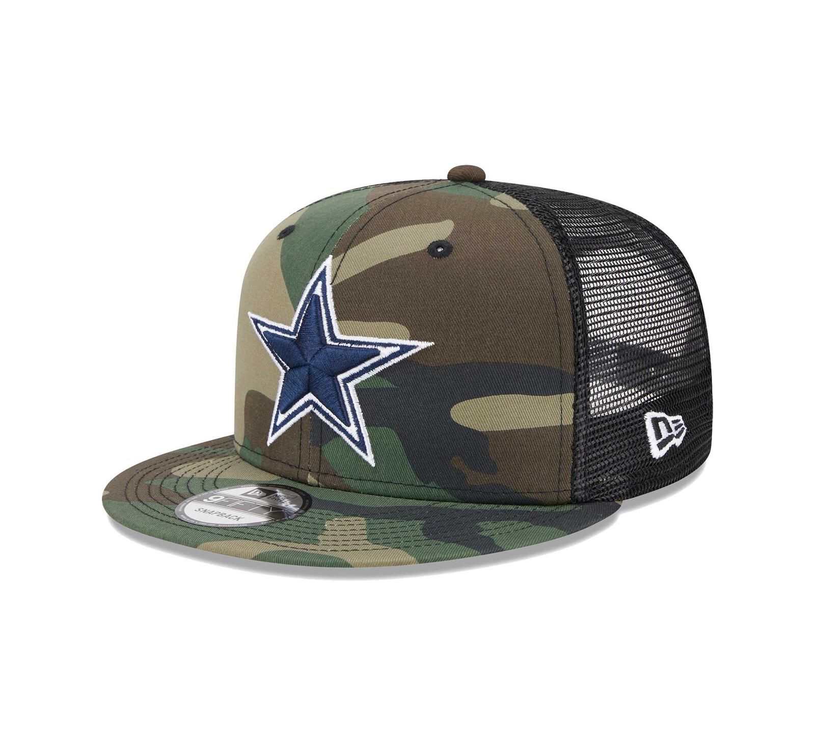 Мужская кепка New Era Camo Dallas Cowboys Main Trucker 9FIFTY Snapback