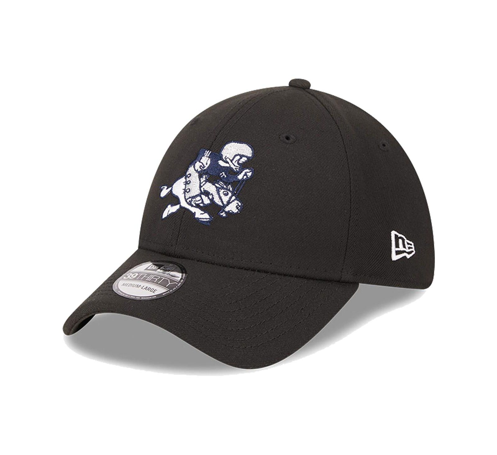 Мужская кепка New Era Black Dallas Cowboys Retro Joe Main 39THIRTY Flex