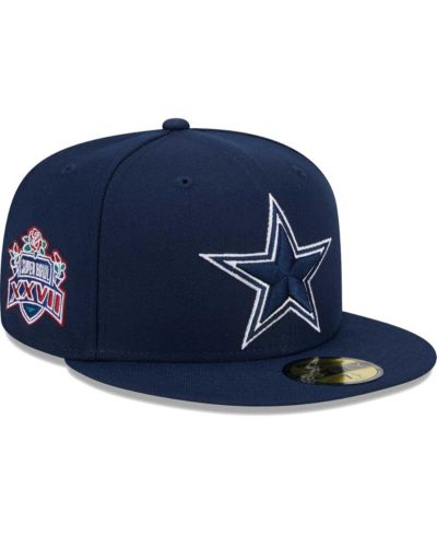 Мужская кепка New Era Navy Dallas Cowboys Main Patch 59FIFTY Fitted