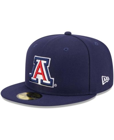 Мужская fitted-кепка New Era Navy Arizona Wildcats Evergreen 59FIFTY