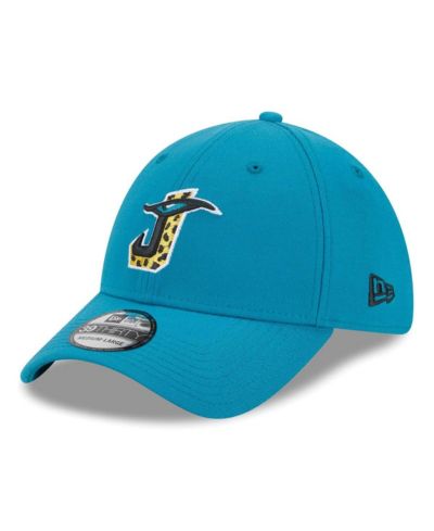 Мужская кепка New Era Teal Jacksonville Jaguars City Originals 39THIRTY Flex