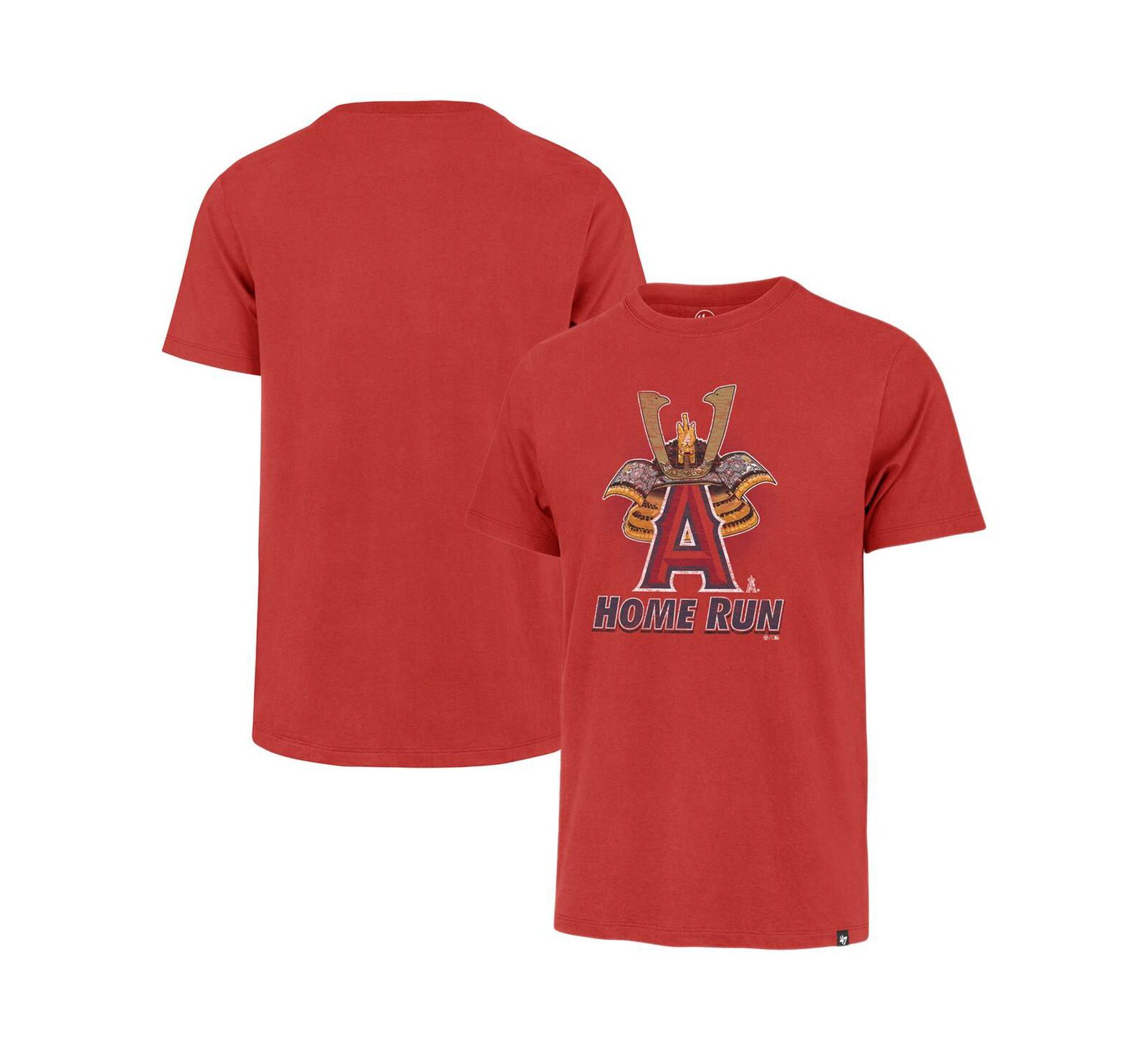 Men's '47 Brand Red Los Angeles Angels HR Celebration T-shirt