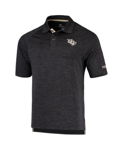 Мужская поло Colosseum UCF Knights Down Swing Heathered Black
