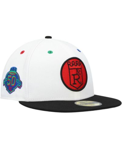 Мужская кепка New Era White, Black Kansas City Royals Primary Eye 59FIFTY Fitted
