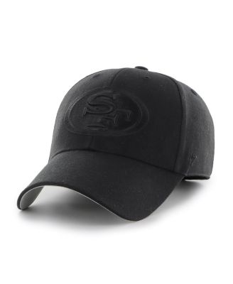 Men's '47 Brand Black San Francisco 49ers Tonal MVP Adjustable Hat