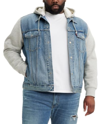 Levi’s® Мужская куртка-тракер с капюшоном Relaxed-Fit Big & Tall
