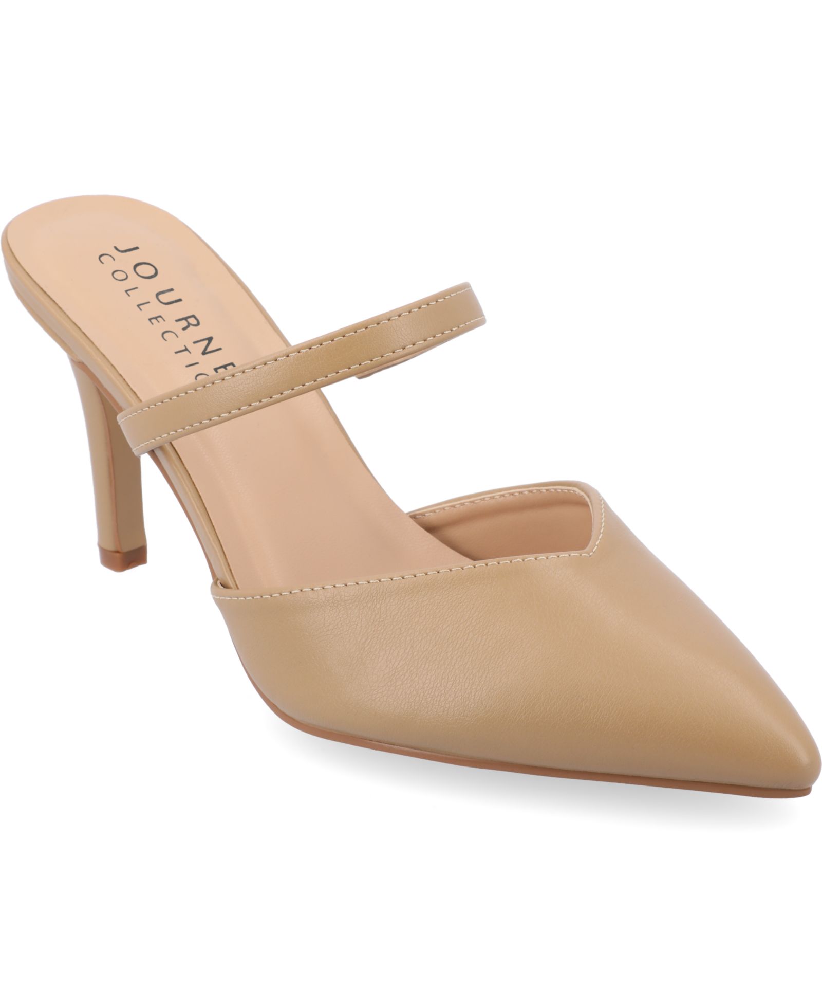 Journee Collection Women's Yvon Pointed Toe Slip On Pumps