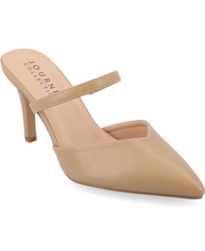 Journee Collection Women's Yvon Pointed Toe Slip On Pumps