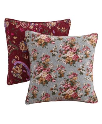 Декоративная подушка Greenland Home Fashions Antique Chic Floral Print, 16" x 16"