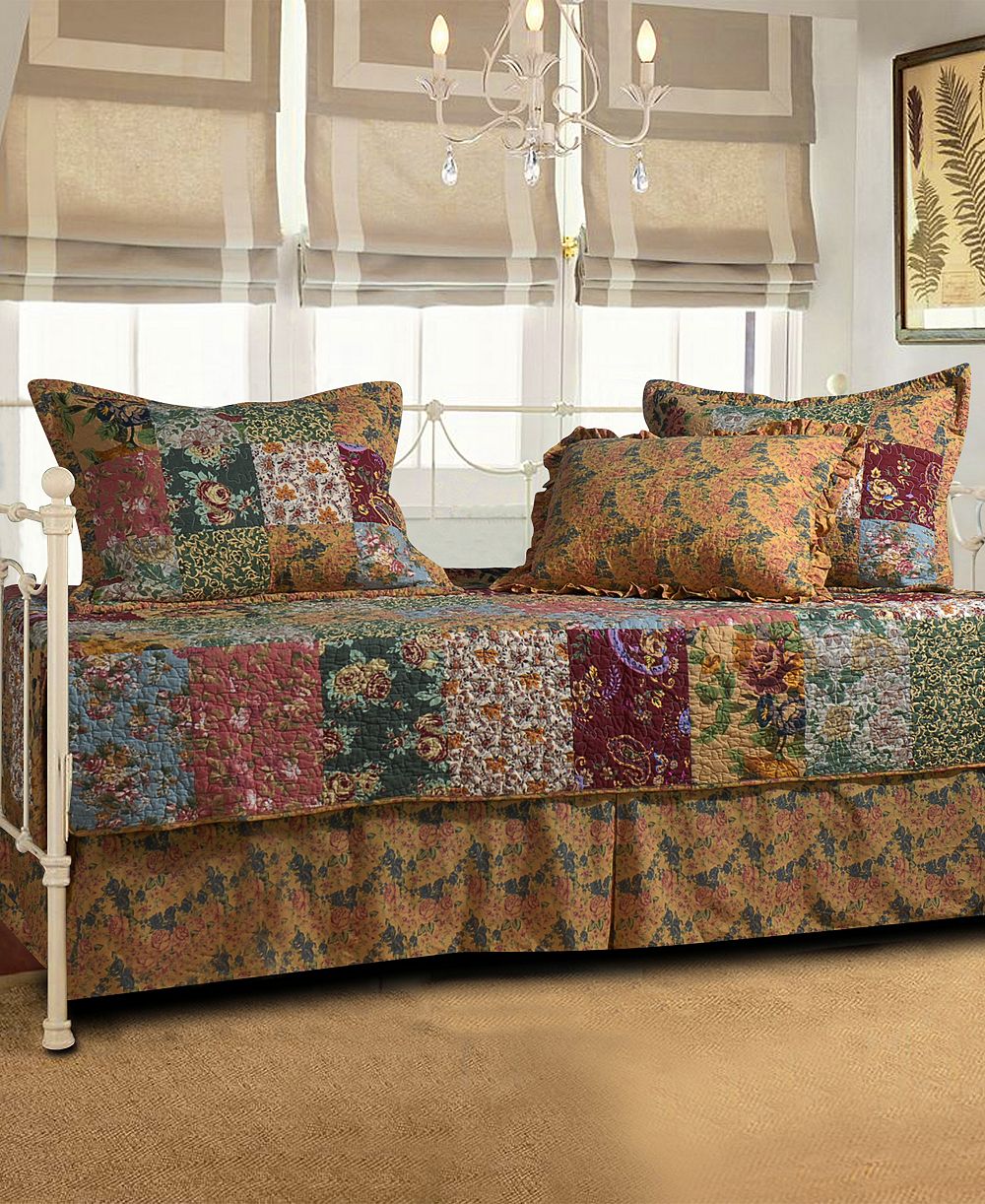 Набор из 5 предметов Greenland Home Fashions из хлопка в стиле пэчворк