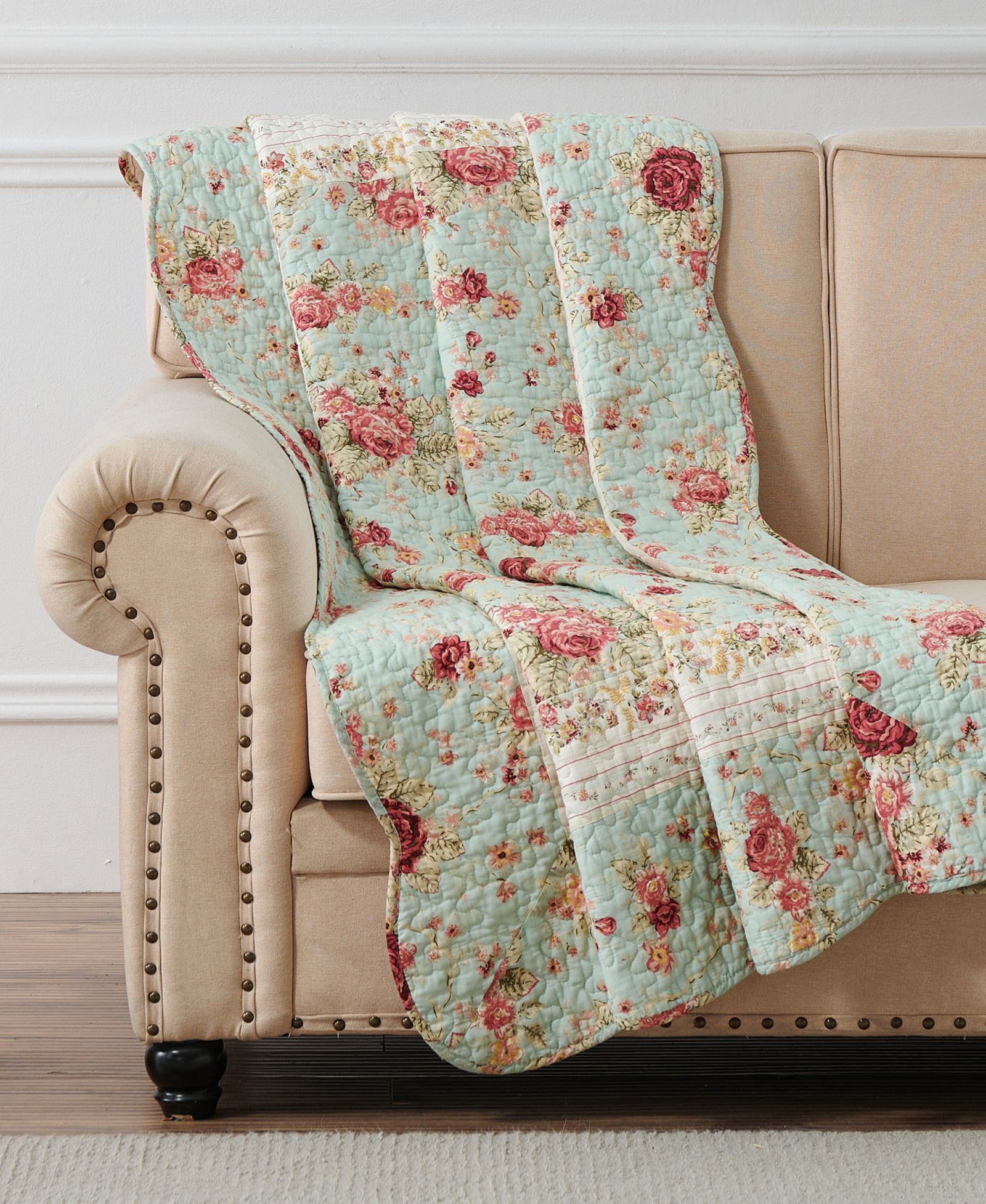 Двусторонний плед Greenland Home Fashions Antique Rose 100% хлопок, 50" x 60"