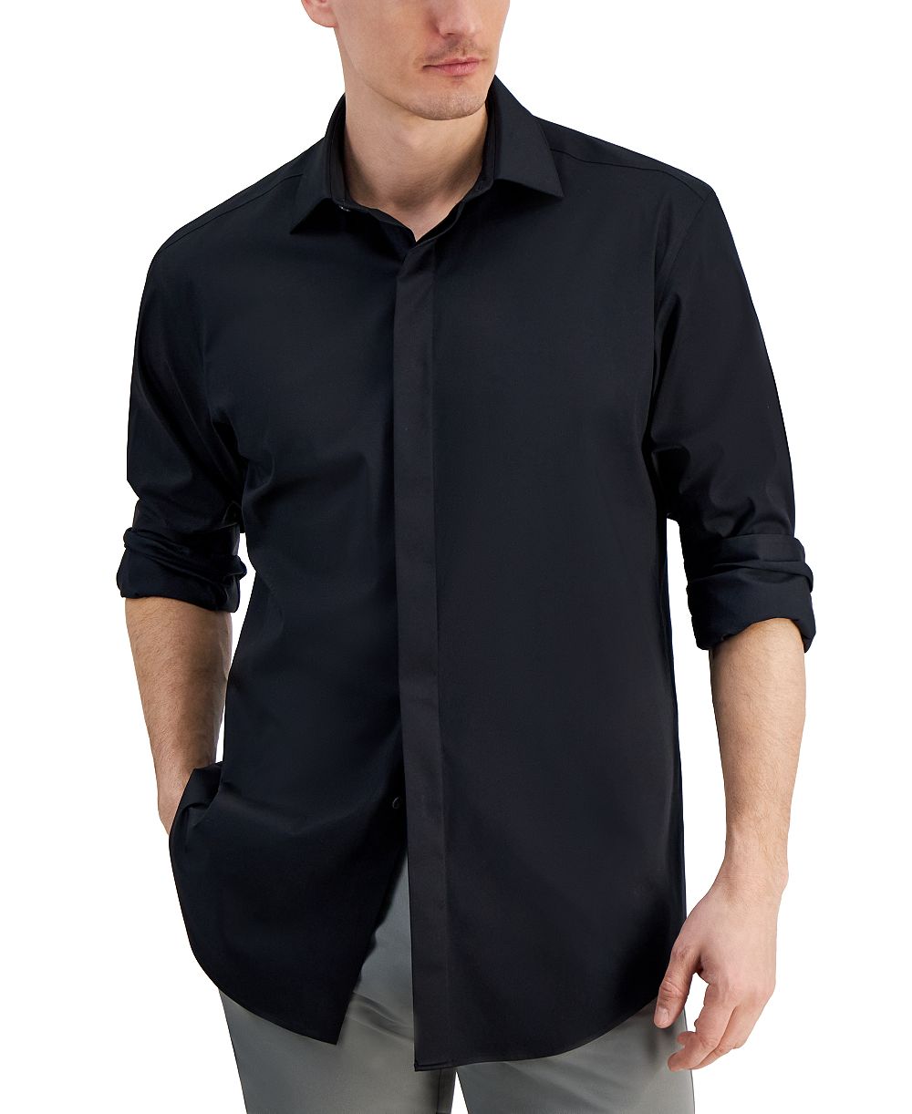 Рубашка Alfani Men's Regular Fit Tuxedo