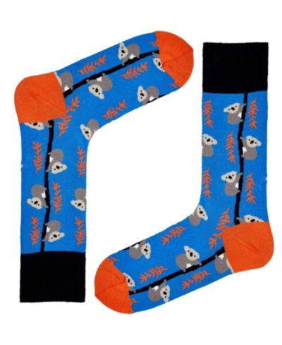 Мужские носки Love Sock Company Koala Novelty разноцветные унисекс с бесшовным носком, 1 пара