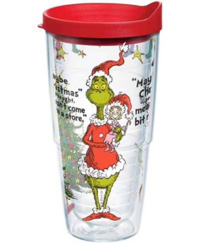 Термокружка Tervis Dr. Seuss Grinch, 24oz, двухслойная изоляция