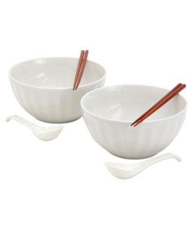Набор керамических чаш для рамэна INFUSE Asian Ceramic, 8 предметов