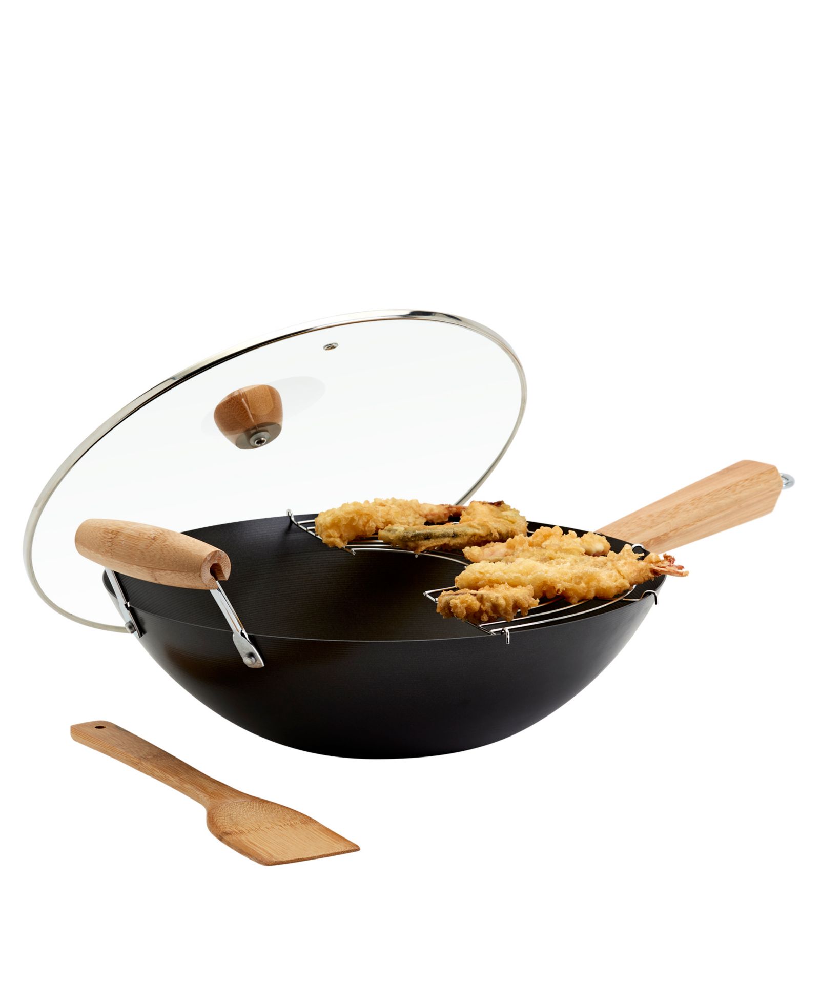 INFUSE Набор воков из углеродистой стали 4 Piece Non-Stick