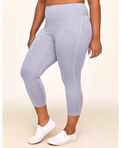 Adore Me Plus Size Haley Heathered Crop Compression леггинсы