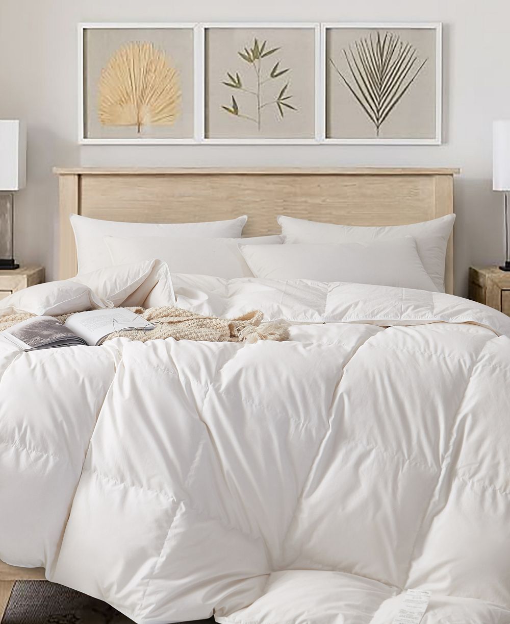 Royal Elite одеяло из чистого хлопка с наполнением Down Alternative, King, 400 Thread Count