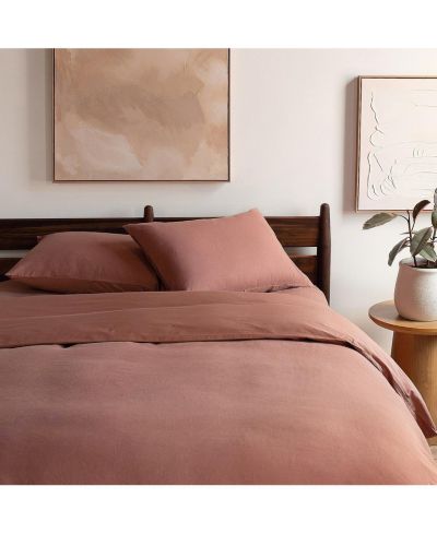 French Linen and Cotton Duvet and Sham Set - Full/Queen