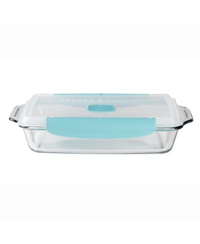 Anchor Hocking стеклянная форма для запекания 3 Quarts с крышкой Truelock, набор из 2 шт.