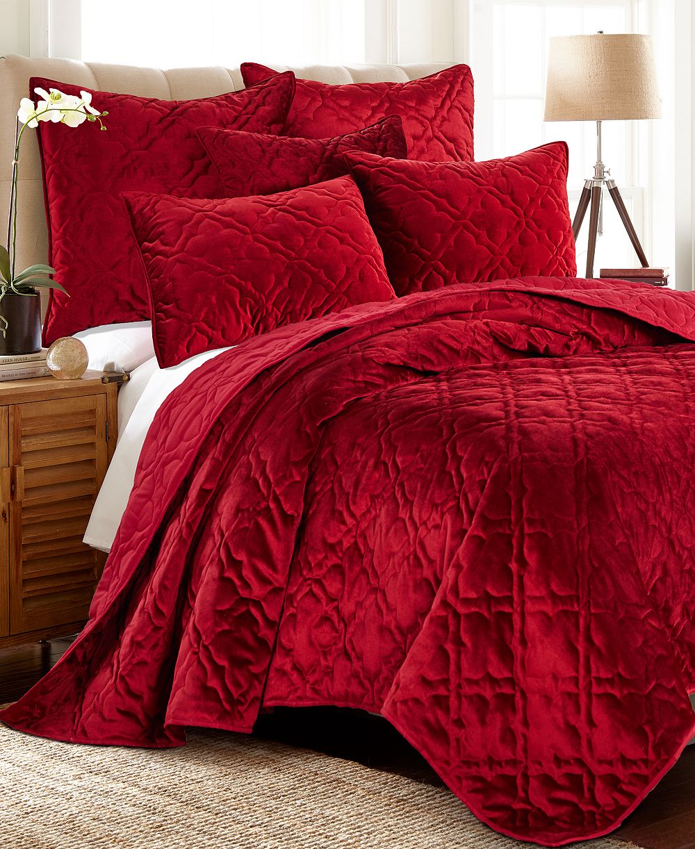 Двустороннее стеганое одеяло Levtex Home Caserta Velvet, Twin/Twin XL