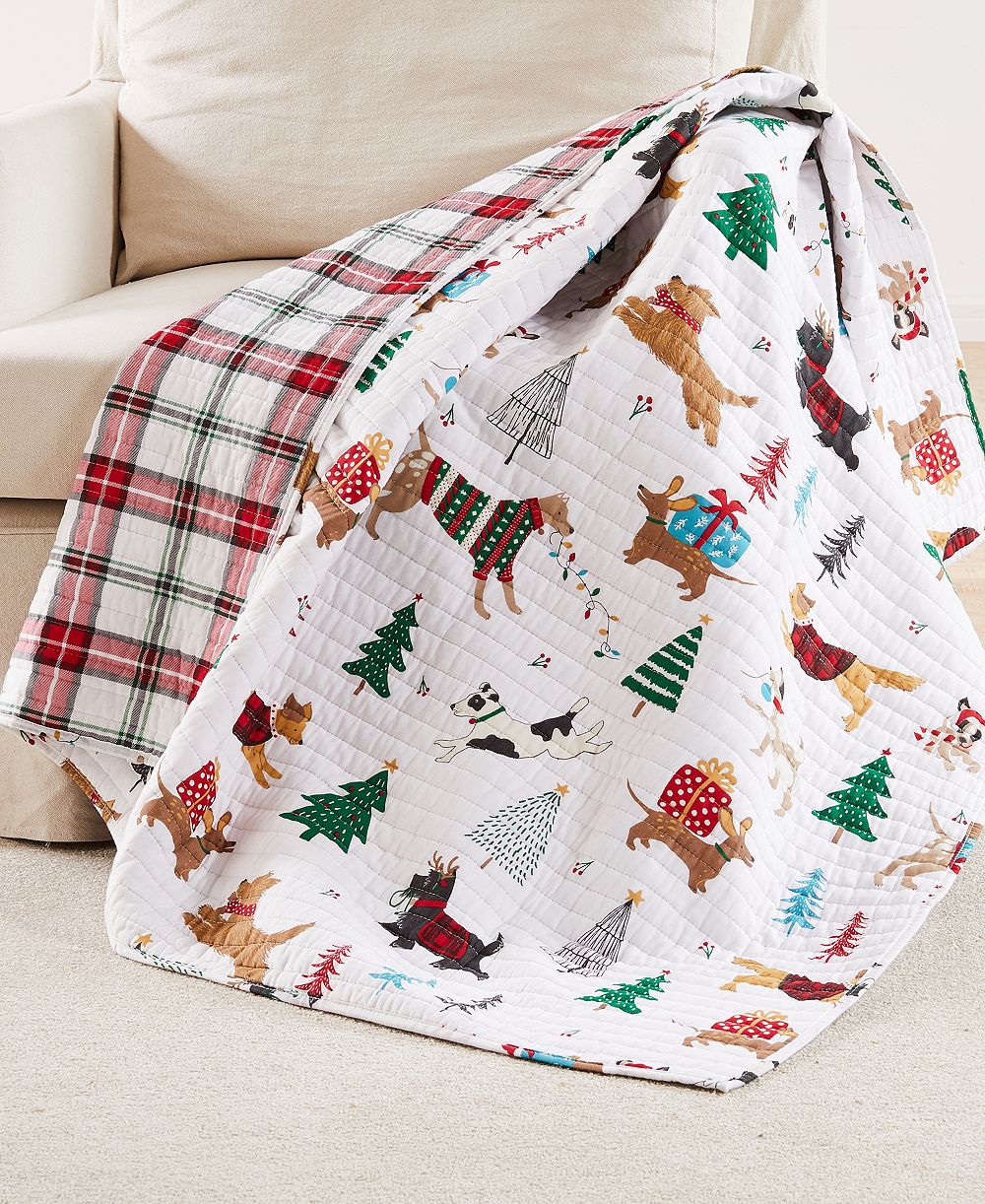 Плед Levtex Jingle Paws Quilted Throw, 50" x 60"