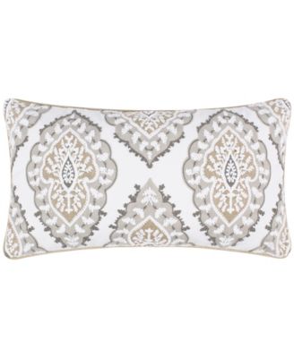 Levtex Pisa Embroidered Decorative Pillow, 12" x 24"
