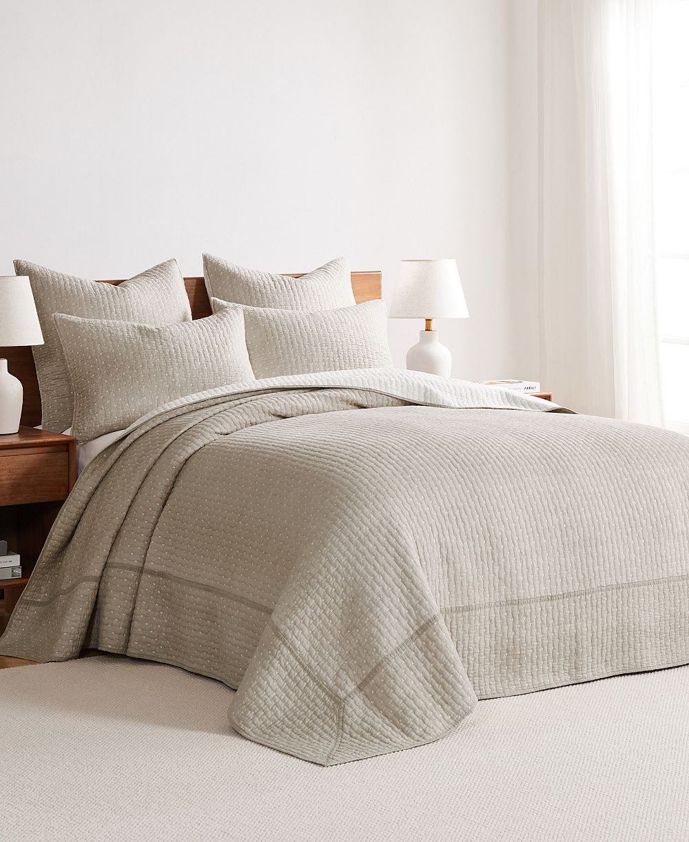 Levtex Home Cross Stitch Stitching 3-Pc. Bedspread Sets, King/California King