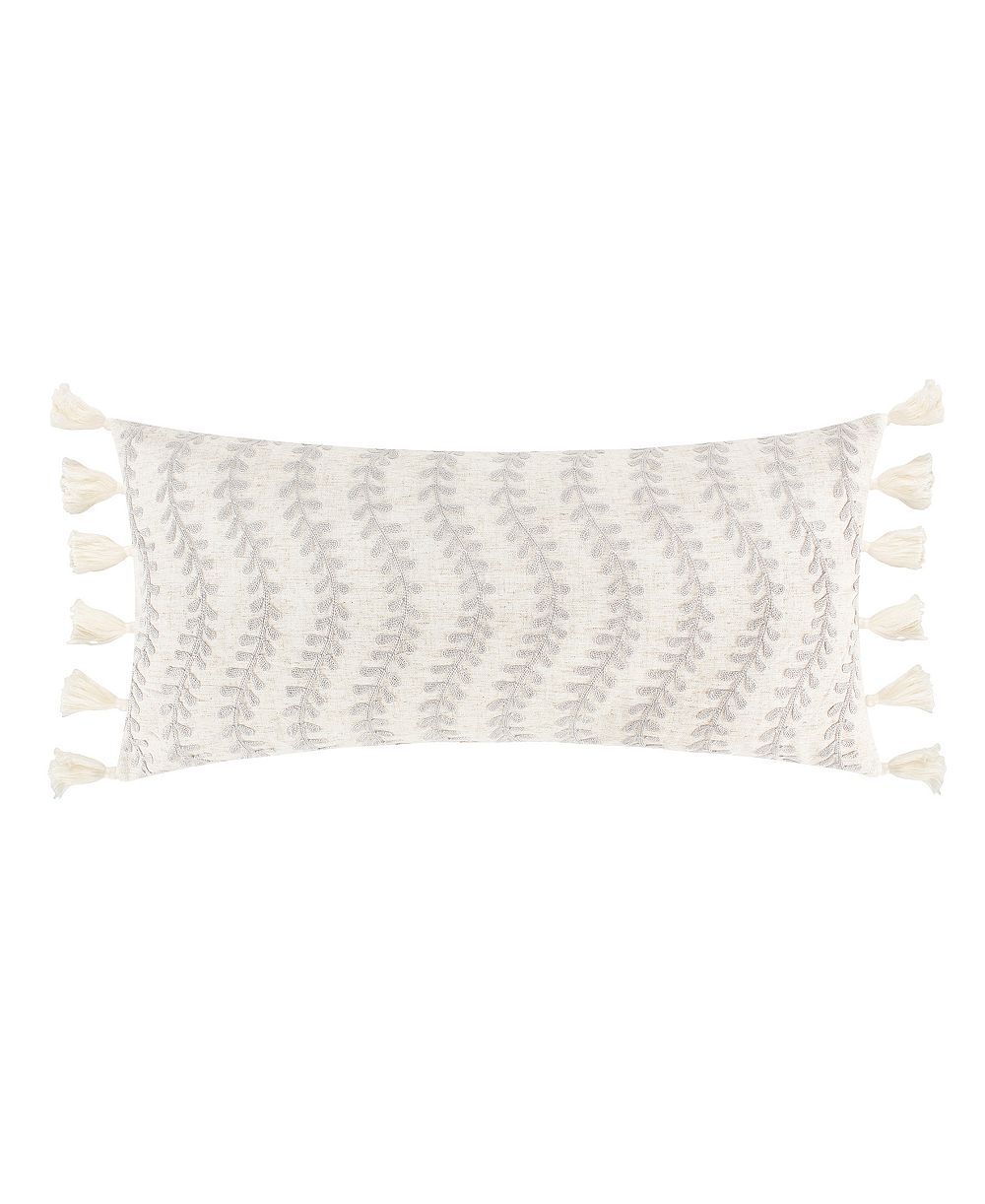Levtex Ophelia Embroidered Decorative Pillow, 14" x 30"