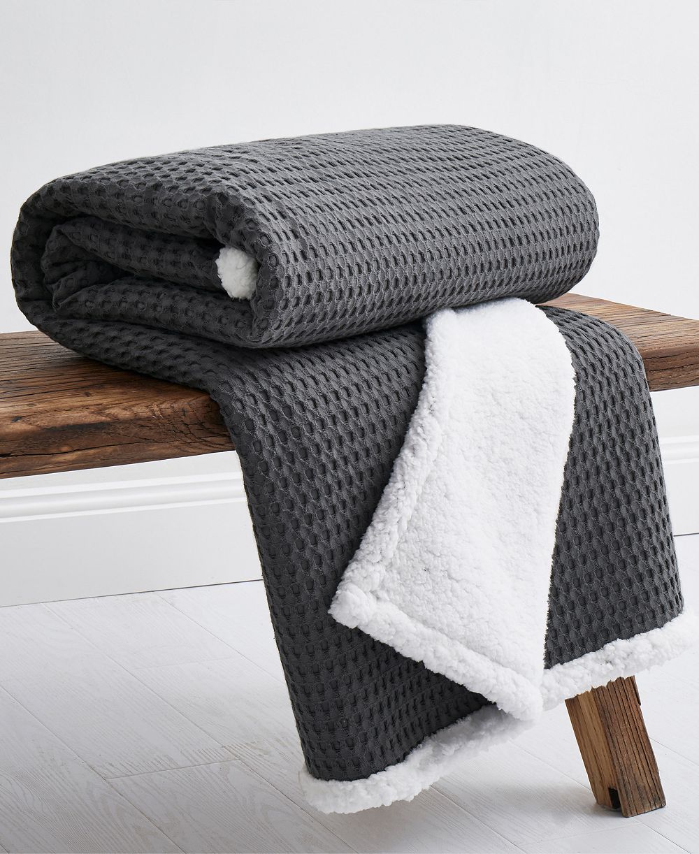 Levtex Mills Waffle Quilted Throw, 50" x 60"