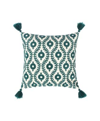 Levtex Ashika декоративная подушка Crewel 18" x 18"