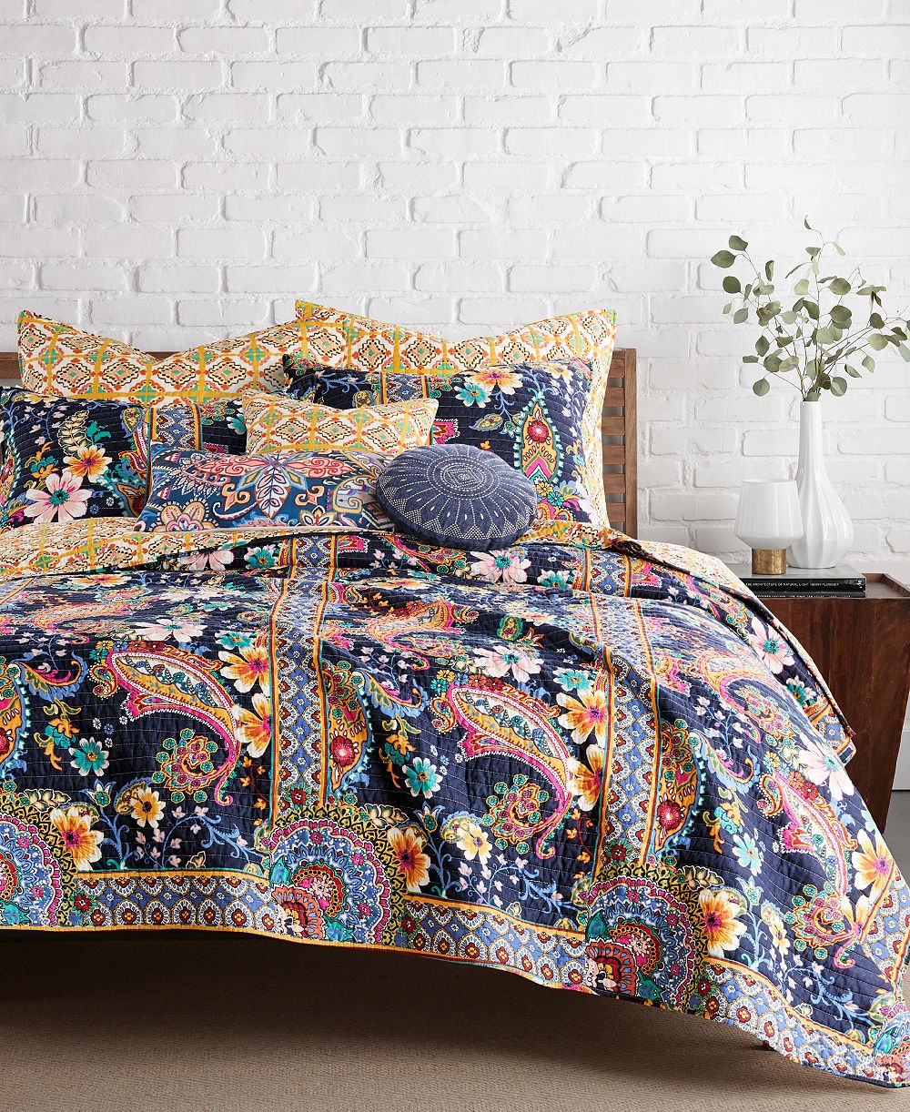 Levtex Home Bertelli Paisley Reversible 3-Pc. Quilt Set, Full/Queen