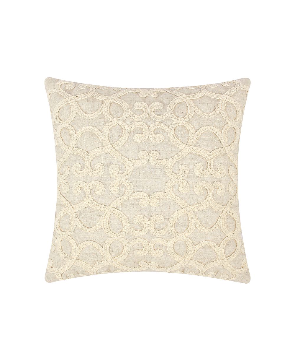 Levtex Bretton Woods декоративная подушка с аппликацией, 18" x 18"