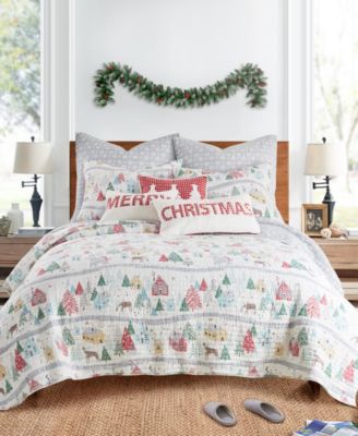 Комплект из 3-х предметов Levtex Home Joulset Holiday Reversible Quilt, King/California King