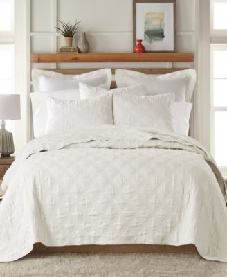 Levtex Home Washed Linen Relaxed Textured Quilt, Twin/Twin XL