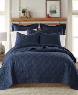 Levtex Home стеганое покрывало из вареного льна, King/California King