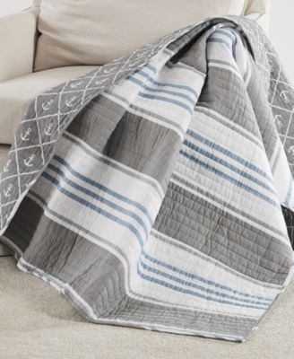 Levtex Provincetown Reversible Quilted Throw, 50" x 60"