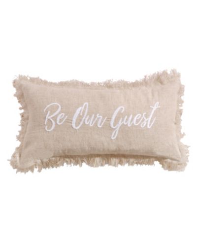 Декоративная подушка Levtex Pembroke Be Our Guest 12" x 24"
