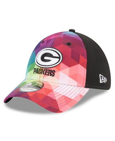Кепка New Era Multicolor Black Green Bay Packers 2023 NFL Crucial Catch 39THIRTY Flex