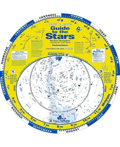 Guide to the Stars- Northern Hemisphere, Latitudes 30' to 60' North by David H. Levy
