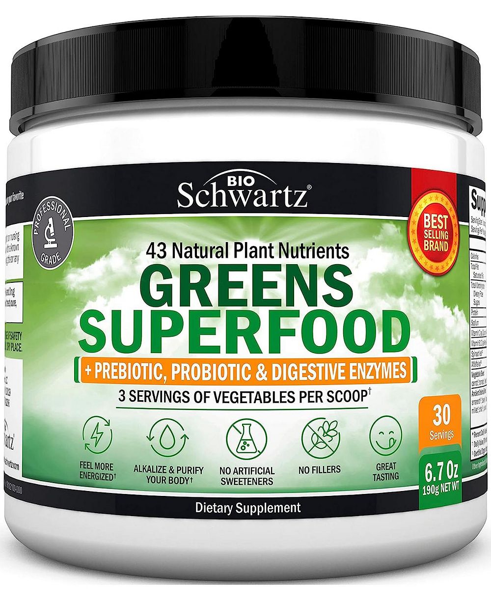 BioSchwartz порошок суперфуд Greens, 6.7oz