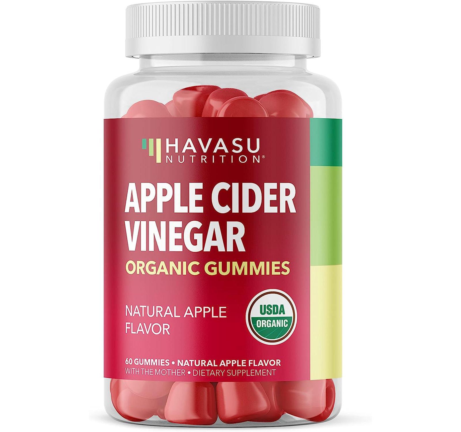 Желейные витамины с яблочным вкусом Apple Cider Vinegar, Havasu Nutrition, 60 шт.
