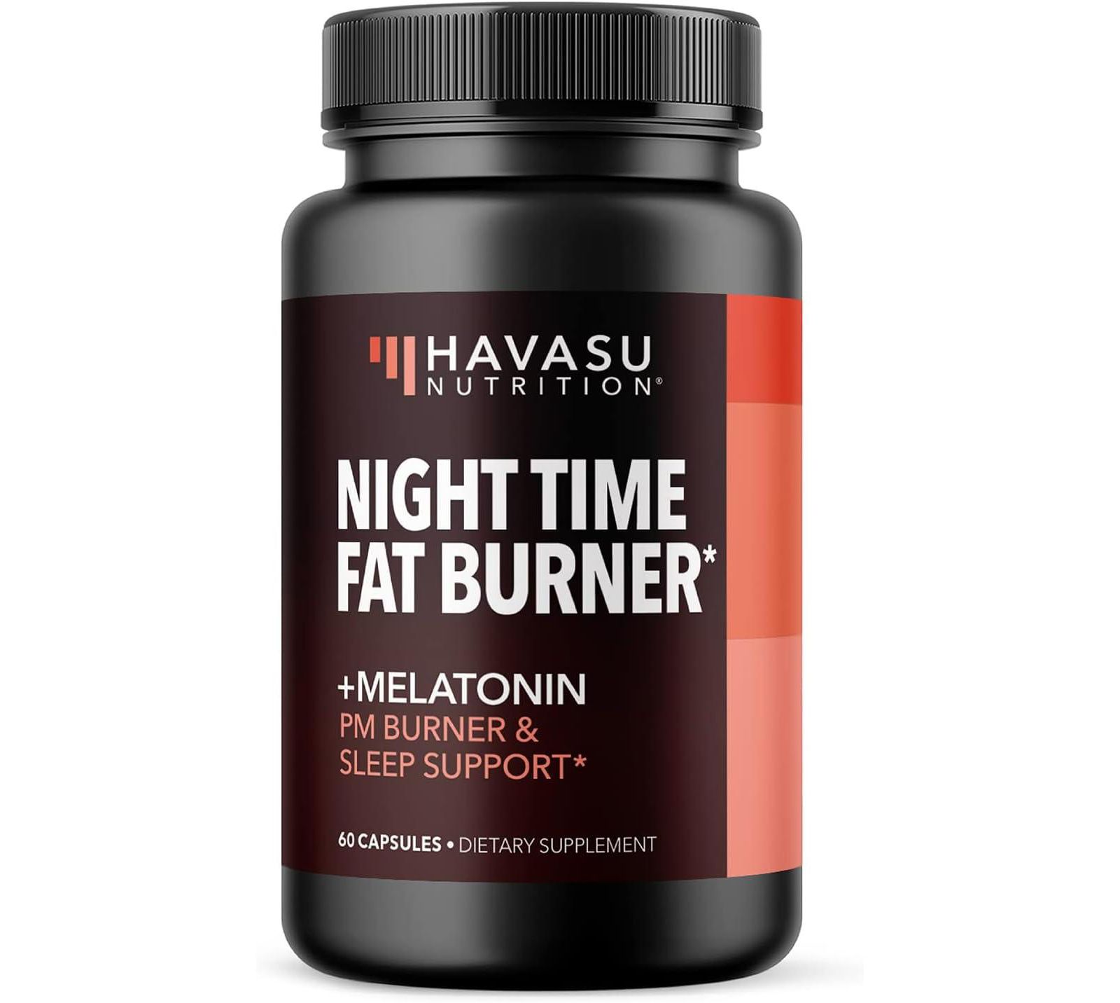Капсулы Havasu Nutrition Night Time Fat Burner + Melatonin, PM Burner and Night Suport, 60 шт